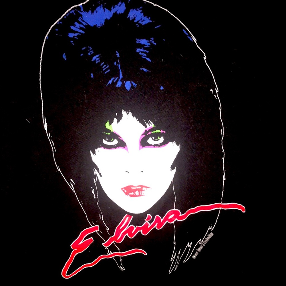 Extremely vintage 80s Elvira t shirt L